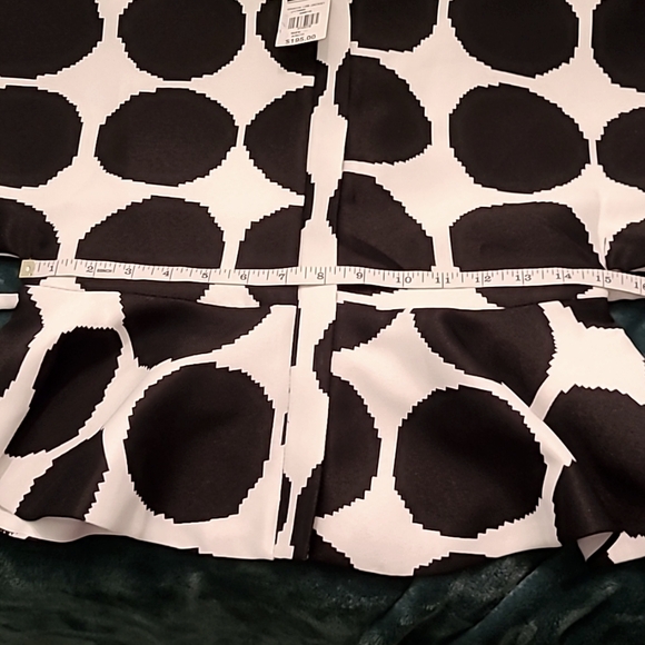 Gracia polka dot peplum jacket - Picture 8 of 9